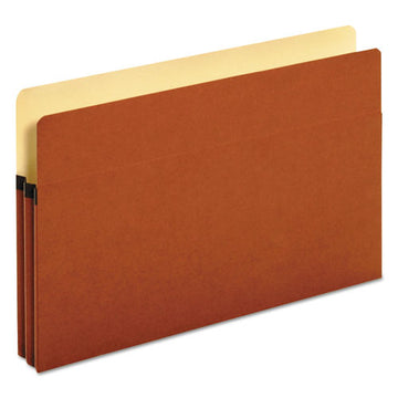 Pendaflex® Standard Expanding File Pockets, 1.75" Expansion, Legal Size, Red Fiber, 25-box freeshipping - TVN Wholesale